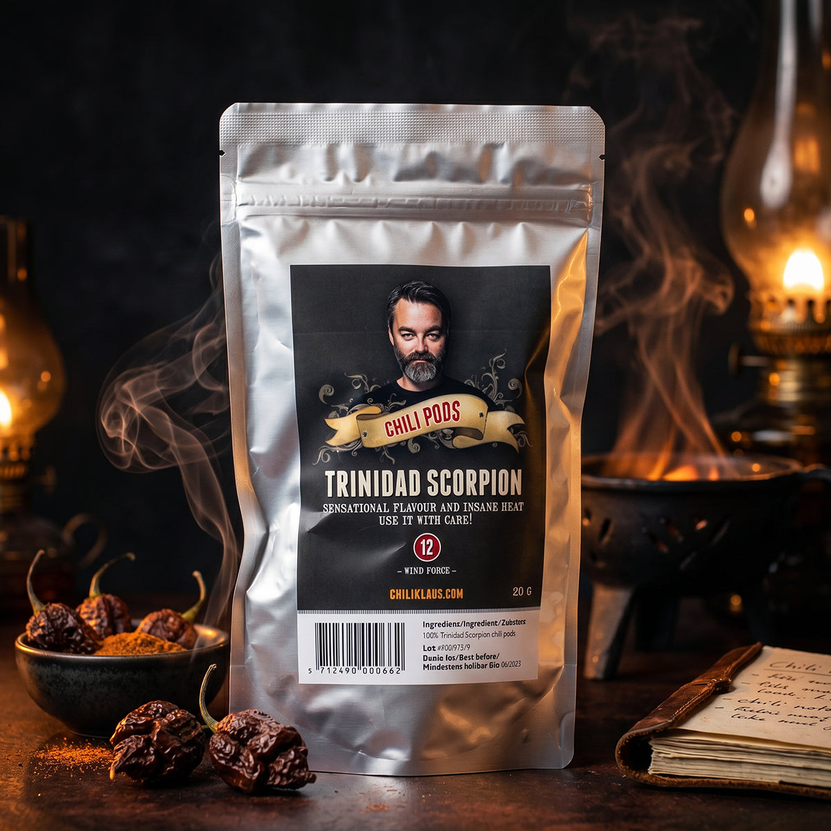 Trinidad Scorpion – hele og tørrede