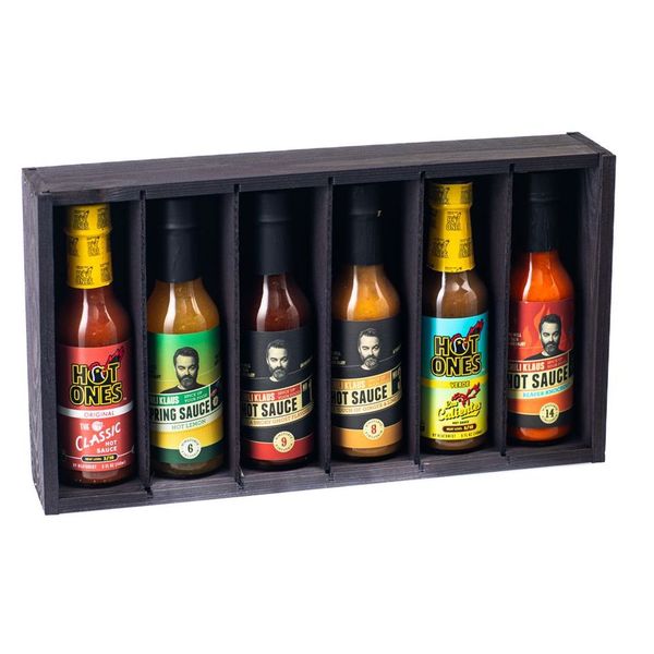 The RACK ver. 7 gavebox m. hot sauces