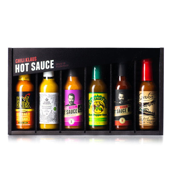 The RACK Version 3 gavebox m. hot sauces