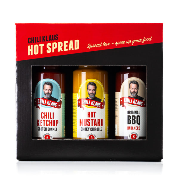Chili Klaus Hot Spread 3-pack Spring Edition