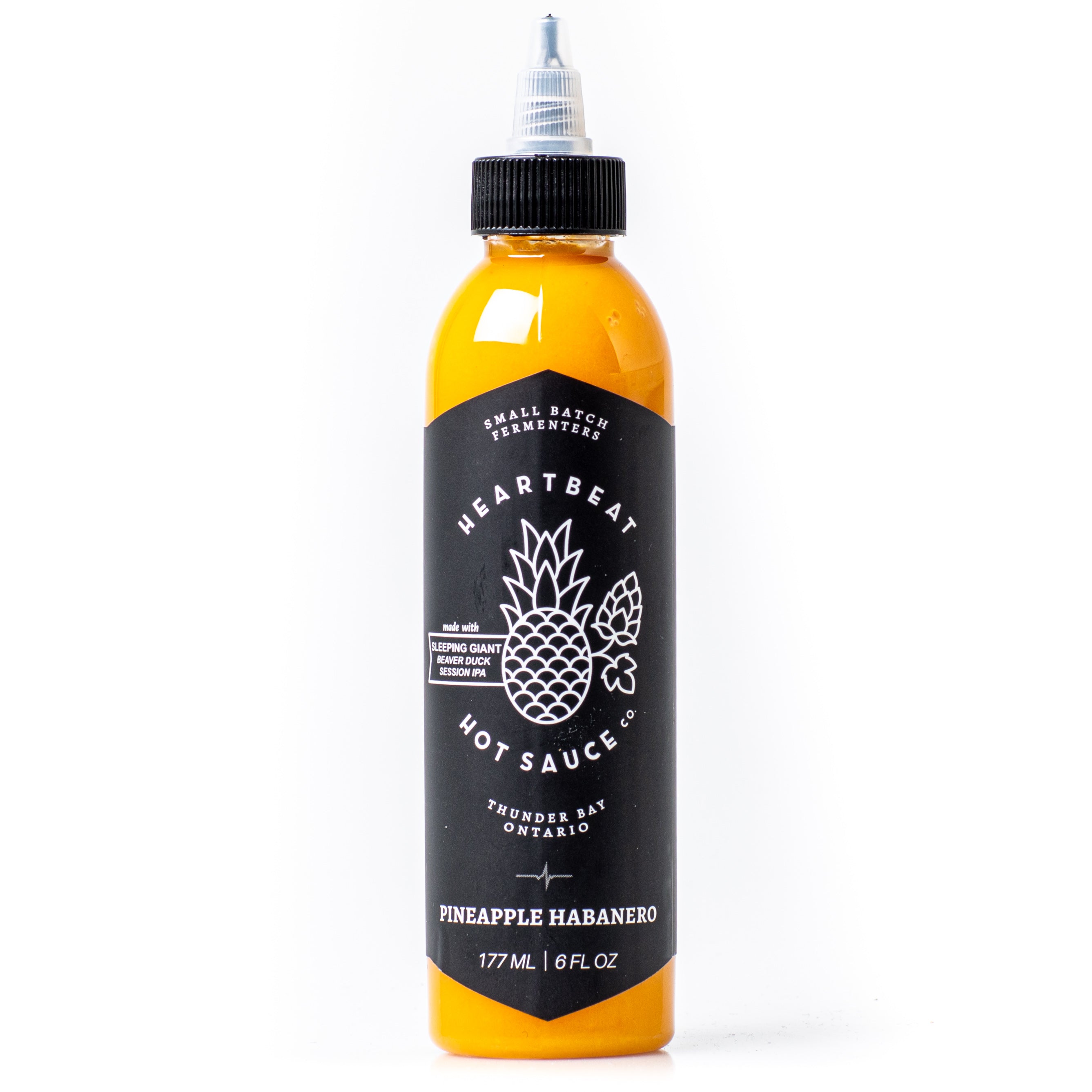 Hot sauce fra heartbeat m. ananas og habanero